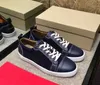 Scarpe casual cucite in pelle di vacchetta + pelle scamosciata lusso classico Appartamenti unisex Stringate sneaker morbide da uomo con testa tonda da esterno