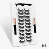 10 paia di ciglia magnetiche set magnete eyeliner liquido ciglia senza colla pinzetta estensione ciglia duratura impermeabile5057967