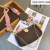 Designer Luxury crossbody Messenger Shoulder Bags Fashion Women's handbags 3 pieces set of mens wallet flower Body Multi Poch330D