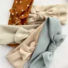 5Pcs/Lot Baby Girl Hair Bows Headband Cotton Headwrap For Children Turban born Head Bands Accessories Bandeau Cheveux Opaska 211023