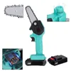 4in / 6in Mini Her Electric Saw Wapenaw 24 V cordless per utensili da giardino in legno per alberi da frutto con batterys tagliatori in legno a mano