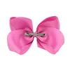 2022 nouveau 40 couleurs 6 pouces mode bébé ruban arc épingle à cheveux Clips filles grand nœud papillon Barrette enfants cheveux Boutique arcs enfants