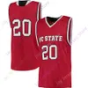 2024 Final Four 4 Patch Jersey NC State Wolfpack Basquete NCAA College DJ Horne DJ Burns Jr. Casey Morsell Jayden Taylor Mohamed Diarra 12 Michael Oconnell