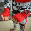 1 Par Boxing Hand Wraps Palm Bandages Handledsskyddande Fist Punching Protective Gear för Kickboxing Muay Thai Sanda Martial Arts Training