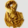 Sciarpe sciarpa di seta cashmere e scialli per le donne inverno caldo solido Four Seasons Poncho Poncho Wrap