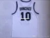 Goedkope groothandel nieuwe seizoen 2018 Donte Divincenzo # 10 Villanova Basketbal Jersey Navy Blue White Hoge kwaliteit S-XXL