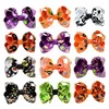 Baby Halloween Grosgrain Ribbon Bows With Clip Girls Dzieci Duch Dypin Girl Pitwheel Fryzury Akcesoria do włosów 4 style3607762