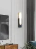 Vägglampa Nordisk Modern Imitation Marmor LED Bedroom Bedside Night Lights Vardagsrum Inomhus Hem Deco Sconce