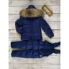 Baby meisje winter kleding donsjassen voor jongen kinderen kleding sets kid jas + broek witte eendendons vulstof Snowsuit -30 graden H0909