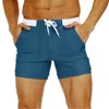 Mens Boxer Shorts De Plage Vêtements Tendance De La Mode Plus La Taille Cordon Spa Maillots De Bain Shorts Boxer D'été Mâle Étanche Sports Maillot De Bain Serré