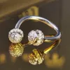 Seria posiadania Pierścień Piage aaaaa Rose wyjątkowo 18 -karatowe złoto srebrne srebrne luksusowa biżuteria Rotatible Wedding Marka projektant 3965137