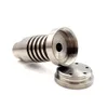 Domeless Titanium Nail Hand Tools 6 IN 1 10mm 14mm 18mm Joint Dual Function GR2 for Wax Oil Hookah Water Pipe Dab Rigs