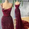 2022 Plus Size Arabic Aso ebi Bury Luxurious Sheath Prom Dresses Lace Beaded Vintage Evernic Party Second Recepss Gowns Dress 322