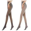 Meias Hosiery 2 Pcs 220G Inverno Fleece Calcinha Calça Quente Femininas Grossas Pantyhose Thermal Thermo Alta Elastic Elastic Leggings # RU1