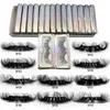 False Eyelashes Rainsin Lashes Wholesale Fluffy Mink Hair Pack 25mm Wispy Bulk With Packaging Messy Set