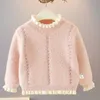 1-6Yrs Children Fall Winter Kids Girl Clothes Soft Warm Sweaters Toddler Girls Knitted Top Outfits Pullover Jumpers Sweater 210308