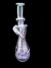 paarse recycler carta of peak hookah Glass Bongs Oil Rigs welkom om een bestelling te plaatsen