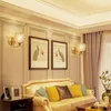 Wandleuchte Europäischen Led Kristall Gold Wohnzimmer Wandleuchte Licht Schlafzimmer Leselampen Korridor Treppen Luxus Wohnkultur