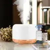 Electric Aroma Diffuser Air Humidifier 300ML 500ML 1000ML Ultrasonic Cool Mist Maker Fogger LED Essential Oil 210709