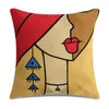 Topfinel Picasso Pillowcase Embroidery Cushions Covers Decorative Throw Pillows for Sofa Car Abstract 45x45cm 210315