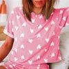 Sleewwurs Прекрасный Домашний костюмы сексуальные пижамы с коротким рукавом Pajamas набор 2021 женщин пижама, удобная девушка лето х0526