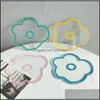 Mats & Pads Table Decoration Accessories Kitchen, Dining Bar Home Garden Acrylic Tableware Insation Mat Cup Coaster Heat-Insated Bowl Pad Hi