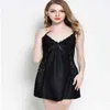 Dostosowana produkcja dorosłych Suspider Pajamas Koronki Sexy Nightdress Fun Bielizna 211203