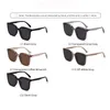 Sunglasses Feishini 2021 Brand Designer Unisex Women Black Fashion Korea Trendy Sun Glasses Plastic Square Stylish Shades