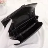 Luxus Handtasche Umhängetasche Marke LOULOU Y-förmige Designer Naht Leder Damen Metallkette Schwarz Clamshell Messenger Kette Taschen Box Großhandel