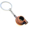 2021 Turbocharger Keychain Party Favor Men Boys Designer Creative Car Modifieringsdelar Bilar Nyckelkedja Metallgåva Pendant Wholesale