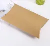 Gift Wrap Pillow type kraft paper wedding candy/baking packaging gift box DHL FREE