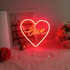 Multi Styles Neon Signs Sweet heart Dream Led Night Light Welcome Hello Sunshine Acrylique Dimming Room Decor lampe