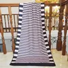 Leisure Letter Printed Beach Towel Striped Bath Towels 70-150CM Unisex Microfiber Soft Touch Washcloths For Bathroom Hotel Swimming