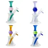 Heady Glass Water Bongs Ball Shape Bong Right Perc DAB Rig Rig Rigrör 14mm Joint Rökning Rör N Hål Perc Rig Oljebägare Bowl Partihandel