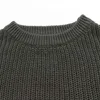 Höst Vinter Kids Sweater Baby Boys Girls Sticka Jumper Barn Top Fashion O-Neck 7 Färger 211104