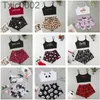 Dames Trainingspakken Tweedelige Set Designer Best Sell Printed Jarretel Strapless Tops Shorts Letters Patroon Gedrukt Mooie Thuis Kleding Past 19 Kleuren