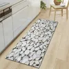 Ковры CobbleStone Pattern Painter Mat Кухня Не скользные Коврики для гостиной Дверной Двери ДЕЛАННЫЙ ОБЛАСТЬ Крепки Carpet1