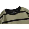 Aolamegs Män T-shirt Färgblock Skriv ut 3 Färg Valfri Tee Shirts Enkel High Street Basic All-Match Cargo Tops Male Streetwear 210706