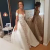 2022 Vintage Satin Wedding Dresses Off Shoulder Sweetheart Lace Mermaid Bridal Gowns With Puffy Overskirt Arabic Wear 328 328