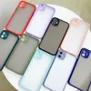 Matte telefoonhoesjes voor iPhone 14 Pro Max plus 13 12 11 Mini XS XR XSMax 7 Plus TPU Achteromslag 9 kleuren snel schip