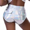 Women039s Panties Women Sexy Leather Underwear High Waist Pants Short Erotic Shiny Shaping Pvc Boxer Glossy Bag Hip Latex Short3769716