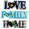 Love Home Family Silicone Mold Love Resin Mold Love Sign Word Mold Epoxy Resin Molds for DIY Table Decoration Art Crafts DAT285