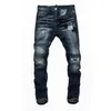 DSQ PHANTOM TURTLE Jeans pour hommes Jeans de créateur italien pour hommes Skinny déchiré Cool Guy Causal Hole Denim Marque de mode Fit Jeans Hommes Pantalon lavé 65208