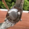 الساعات المرسى 41 مم الساعات الميكانيكية الأوتوماتيكية للرجال Wristwatch كلاسيكي الموضة ساعة الاغتصاب الفولاذ المقاوم للصدأ العلبة الفضية Montre de Luxe