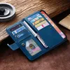 Zipper Wallet Phone Cases for iPhone 15 14 13 12 11 Pro Max XR XS X 7 8 Plus Multifunction Retro PU Leather Flip Kickstand Cover Case with Coin Purse and 9 Card Slots