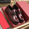 Elegantes cavalheiros feitos à mão oxfords deslizamento no vestido ferra feragamo ferragamo sapatos mocassins de couro genuíno marca masculina perfeitos apartamentos para caminhada festa de casamento