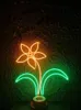 Diğer Etkinlik Partisi Malzemeleri Çiçek El işi Özel Neon İşareti Ev Dekoru ve Alışveriş Duvarda asılı Materyal Çok Kaynak Görünüyor