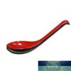 6pcs Soup Spoons Red Melamine Restaurant Household Rice Kitchen Tableware Tool