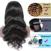 Menselijk haar kant sluiting voorpruiken voor zwarte vrouwen Remy rechte lichaam Diepe Warder Wave met Frontale Hoofdband Pruik Lijmloze Pre Glakte 4x4 13x4 Kinky Curly Braziliaans