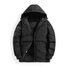 Styl Black Puffer Kurtki Down Mens Coats Moda Marka Wysokiej Jakości Zima Ogrzewana Kurtka Mężczyźni